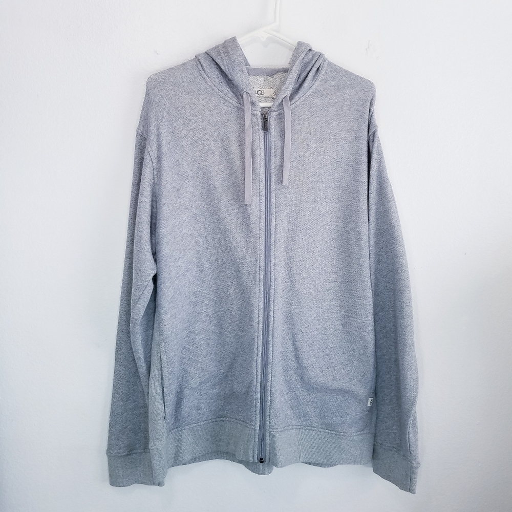 🌸UGG Mens French Terry Zip Hoodie,‎ size Large
